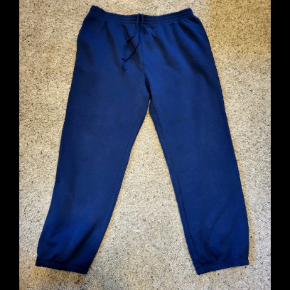 Mens Navy Blue Joggers- Size XL MTA Sport